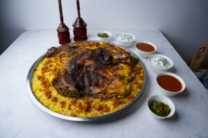 خروف مشوي بالفرن | مطعم الحاكورة